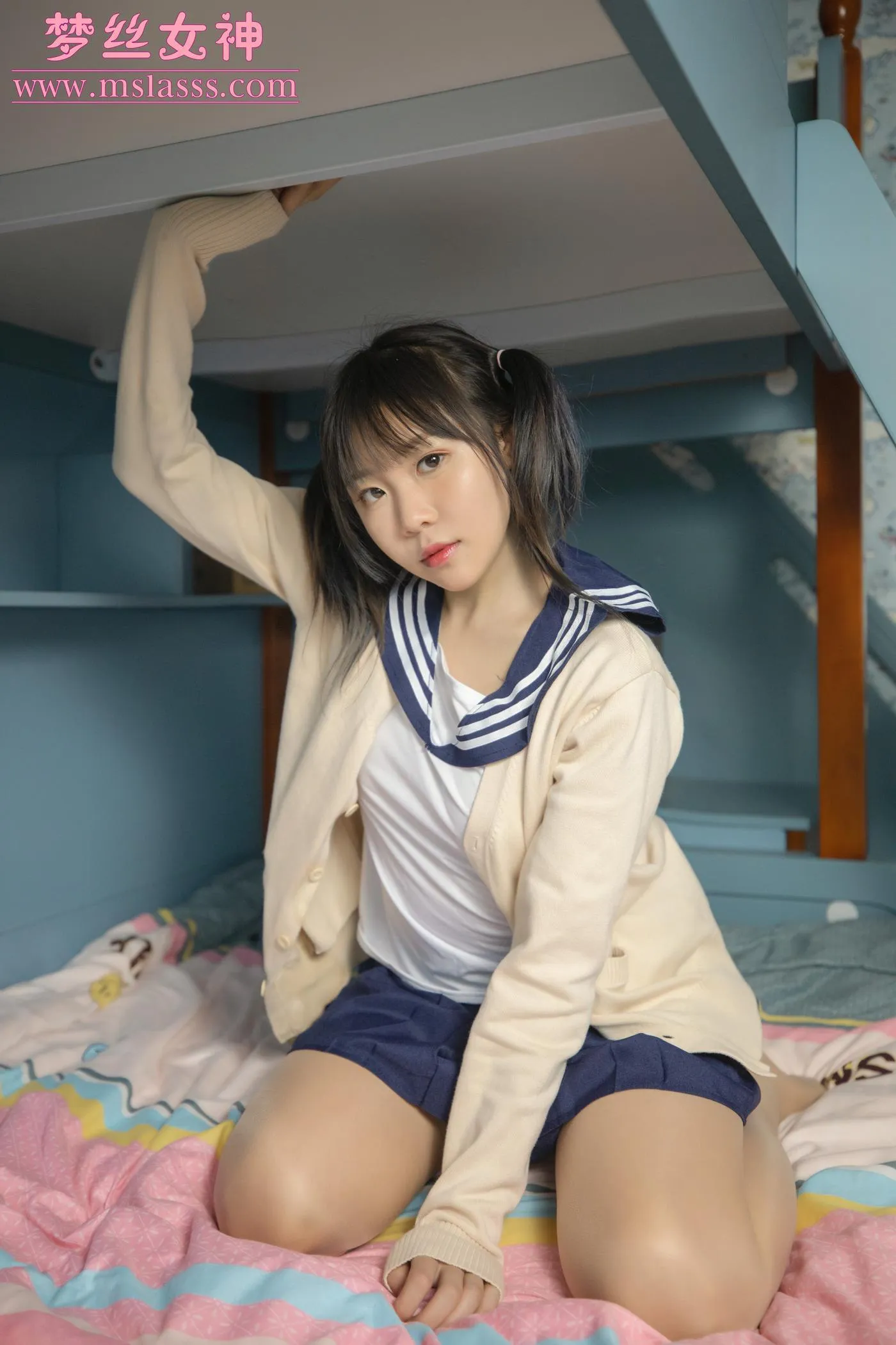 [MSLASS梦丝女神] 2021.02.27 NO.140 小奶喵 丝丝 [49P]插图4